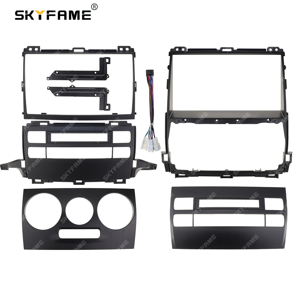 

SKYFAME Car Frame Fascia Adapter Android Radio Dash Fitting Panel Kit For Toyota Land Cruiser Prado 120 J120 LC120