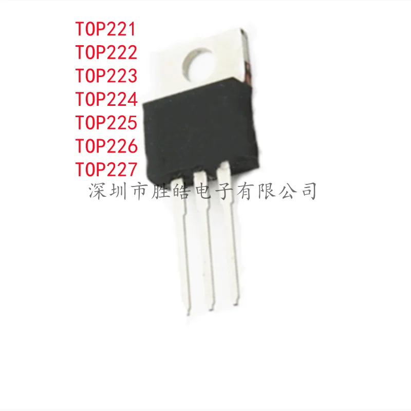 

(10PCS) NEW TOP221 / TOP222 / TOP223 / TOP224 / TOP225 / TOP226 / TOP227 Y YN Straight Into The TO-220 Integrated Circuit