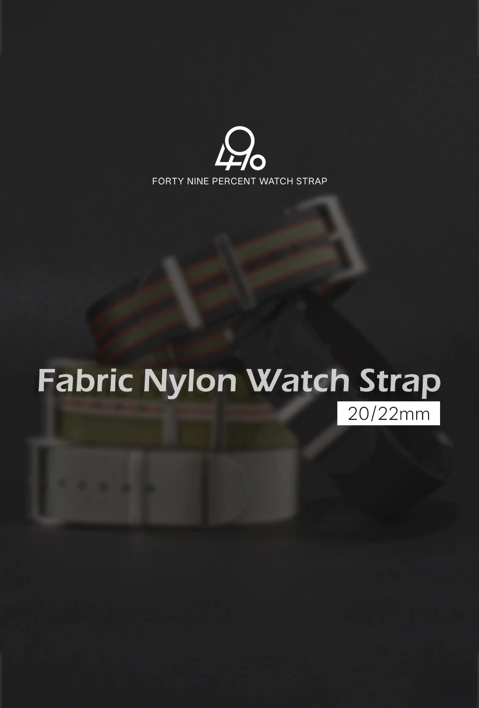 2026 Bestseller NATO-Uhrenarmband 20mm 22mm Luxuriöses Gewebtes Nylon-Uhrenarmband für Mido Longines Omega – Detail 1