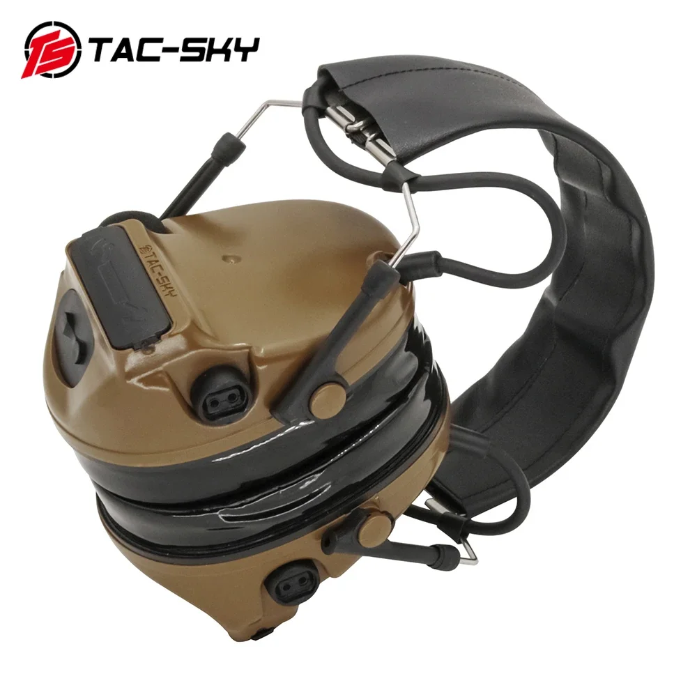 TS TAC-SKY COMTA XPI Wireless No-Mic Tactical Electronic Noise-Canceling Pickup Hearing Protection Tactical Headset C3 Headset