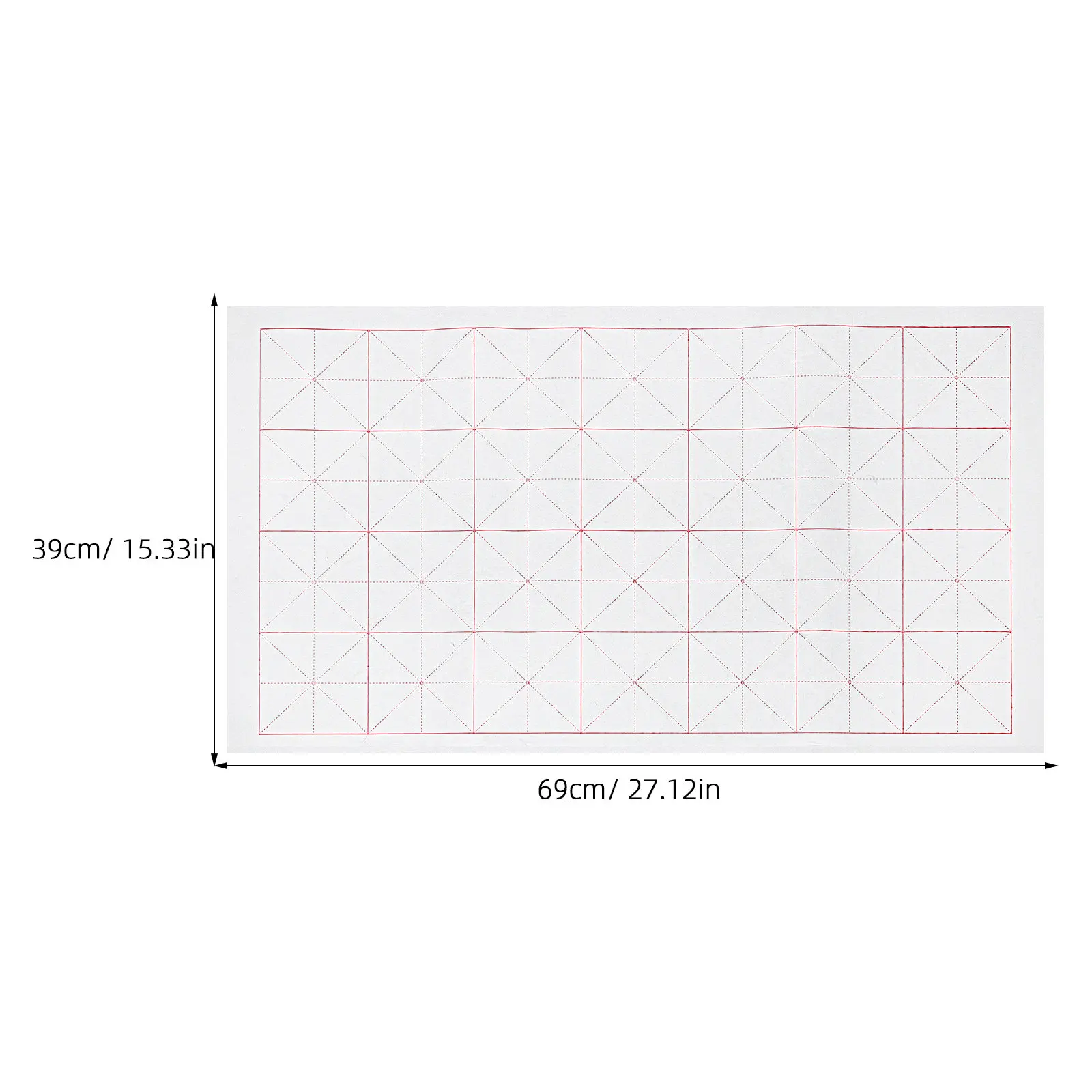 100Sheets Chinese Calligraphy Paper Xuan Semi-Raw Practice Writing Handwriting Art Stationery Supplies Calligraphy Practice