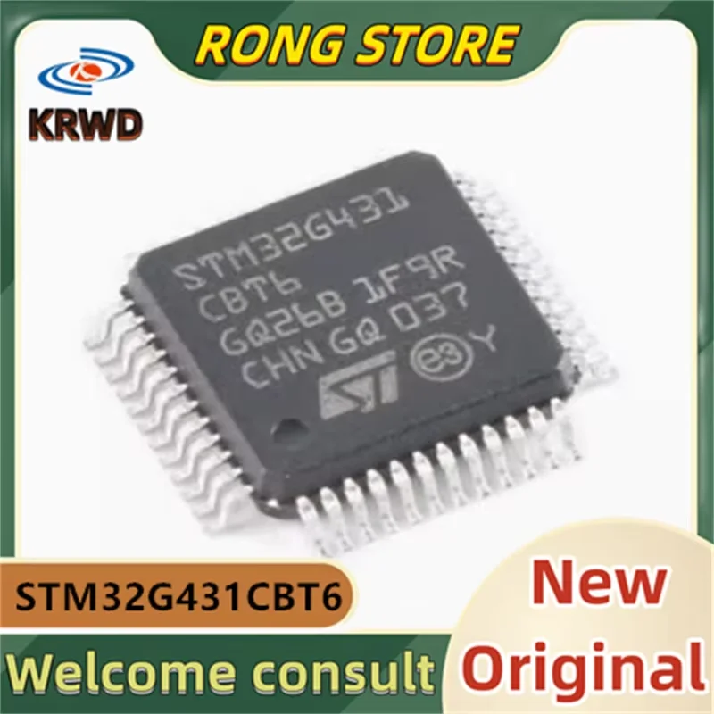 (5PCS) New and Original Chip IC STM32G431CBT6  STM32G431 LQFP-48 ARM cortex-m432-bit microcontroller-MCU