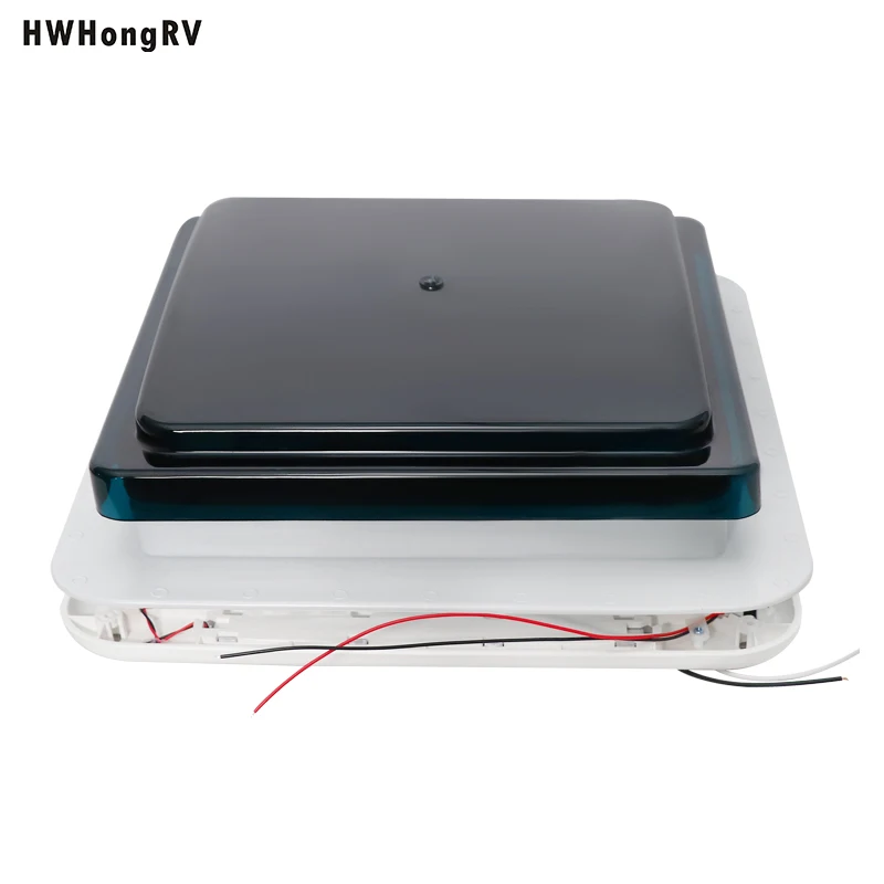 مروحة تهوية RV 12 فولت متعددة الوظائف لمعظم أنواع RVs والمركبات الترفيهية بحجم مفتوح 11 × 11 بوصة
