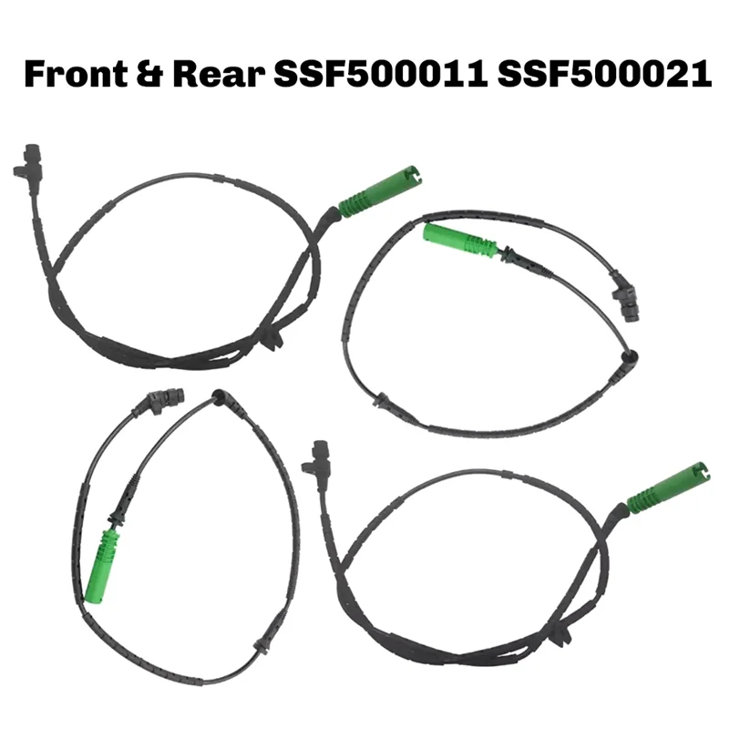 

4Pcs ABS Wheel Speed Sensor Front & Rear SSF500011 SSF500021 For Land Rover Range Rover 2007-2012