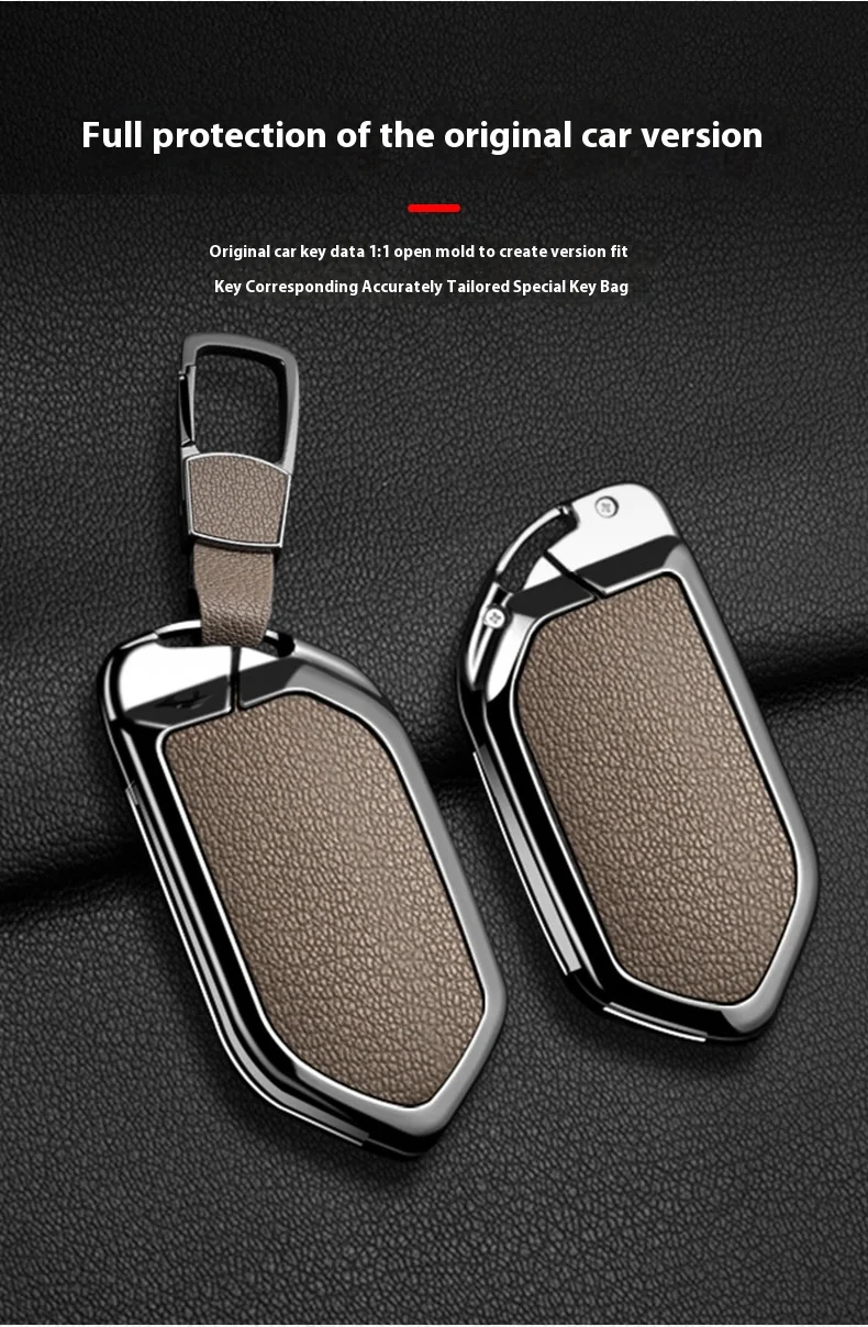 Für Kia K900 Stinger 2017 2018 2019 2020 Zink-legierung 4 Tasten Auto Smart Remote Key Case Abdeckung Shell Schlüsselbund schützen Zubehör – Detail 7