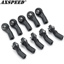 AXSPEED Plastic M3 Rod Ends Ball Head Holder Tie Ball Joints Right-Hand Screw for 1/10 RC Crawler SCX10 TRX4 TRX6 Wraith D90