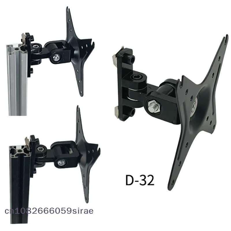 （CC44）Wall Mount Monitor Bracket Button Box VESA Mount 100 Mm 75mm 50mm 2 Axis Adjustable Button Box Mounting Sim Rig Upgrade