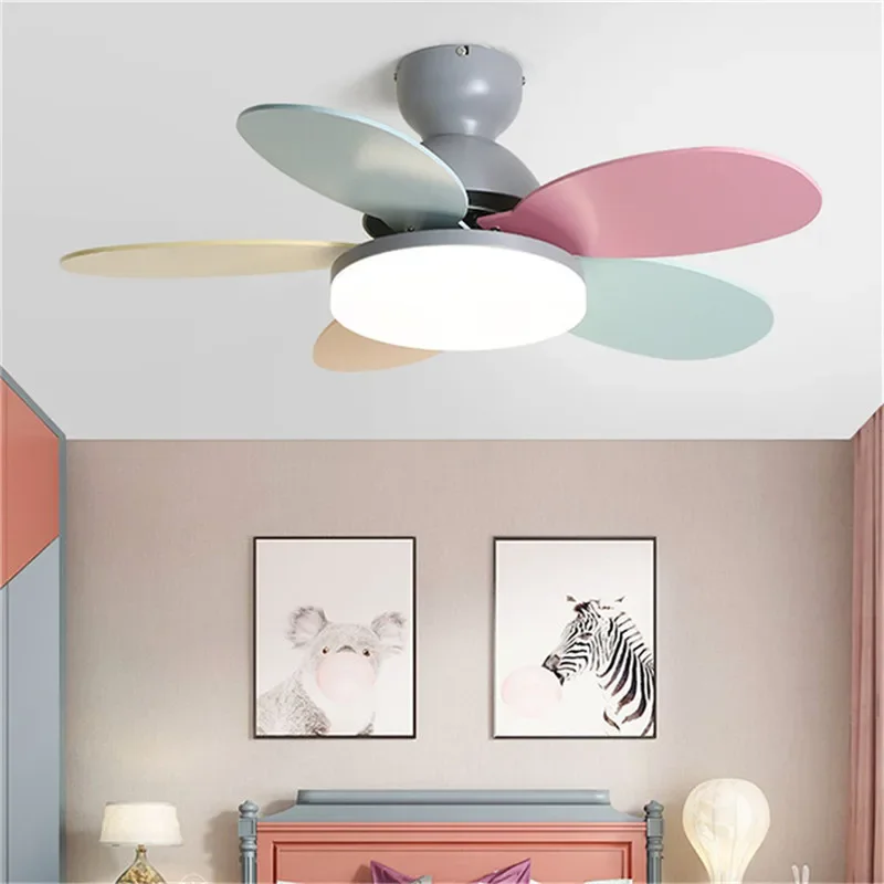TEMAR Modern Fan Light LED Luxury Living Room Restaurant Bedroom Children's Room Ceiling Fan Light Remote Electric Fan Light