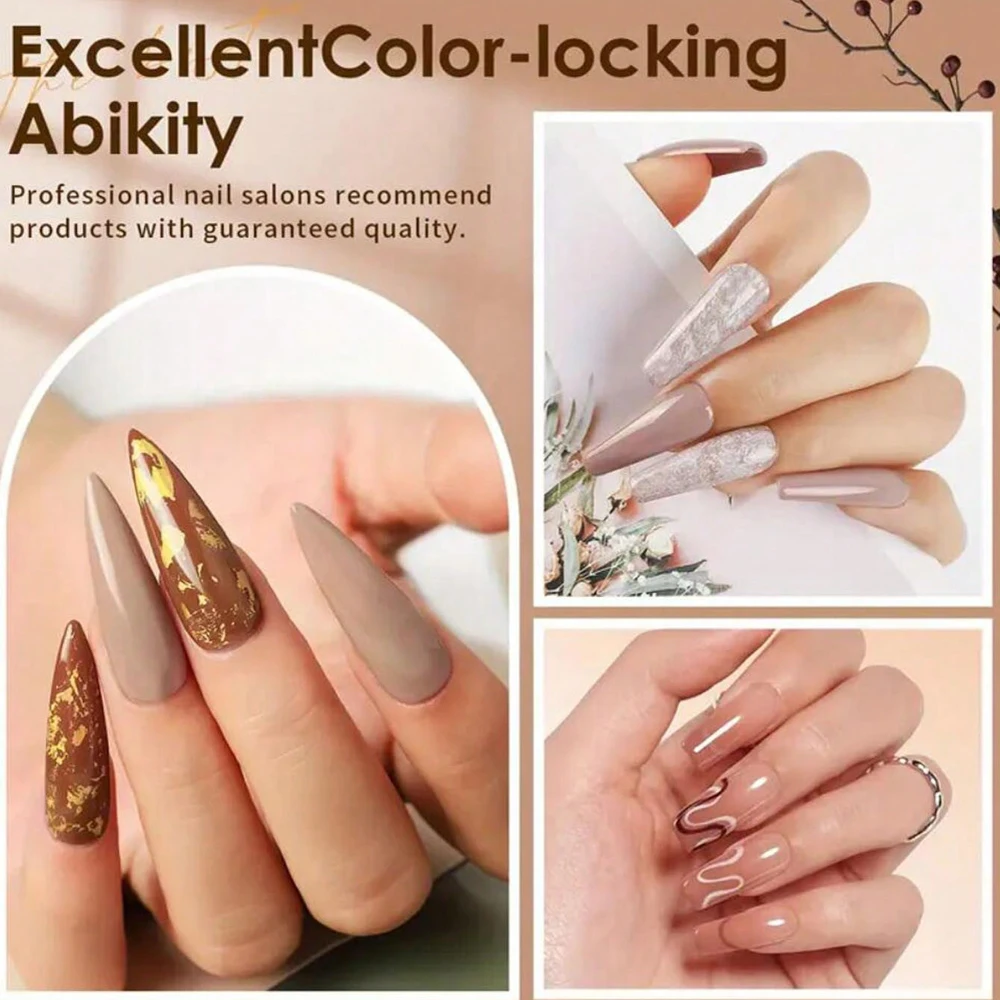 12jarX10g المهنية 3IN1 عارية الوردي مسمار الاكريليك مسحوق سريع الجافة تمديد/نحت/بناء عارية كريستال مسحوق لصالون الأظافر الغبار #4