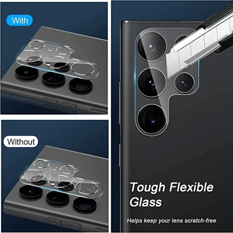 Camera Lens Protector for Samsung S22 S21 S20 Ultra S10 S9 S8 Plus FE Screen Protectors for Samsung Note 20 10 9 8 S10E Glass