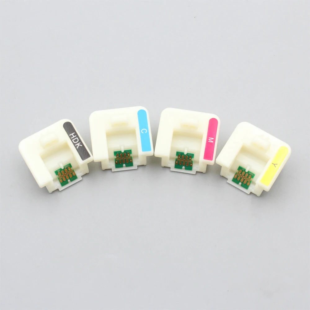 

4 Colors Cartridge One Time Chip with holder for Epson SureColor F6300 F6360 F9400 F9460 F9400H F9460H Printer T46D2-T46D4 T46D8