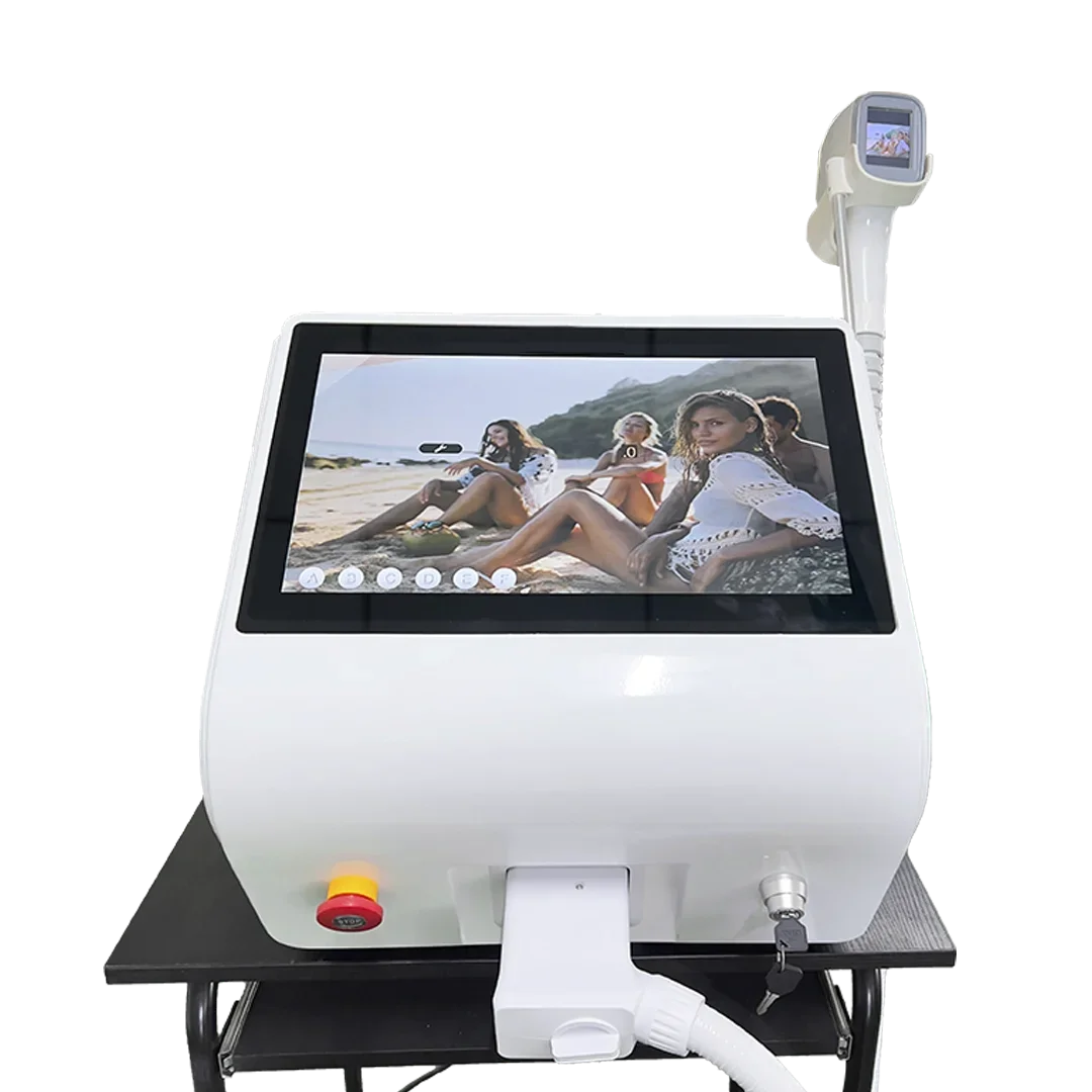 Professional Diode Hair Removal Machine, Permanent Hair Removal Equipment, Painless Body Hair Removal Device, 2024, 808nm, 808,