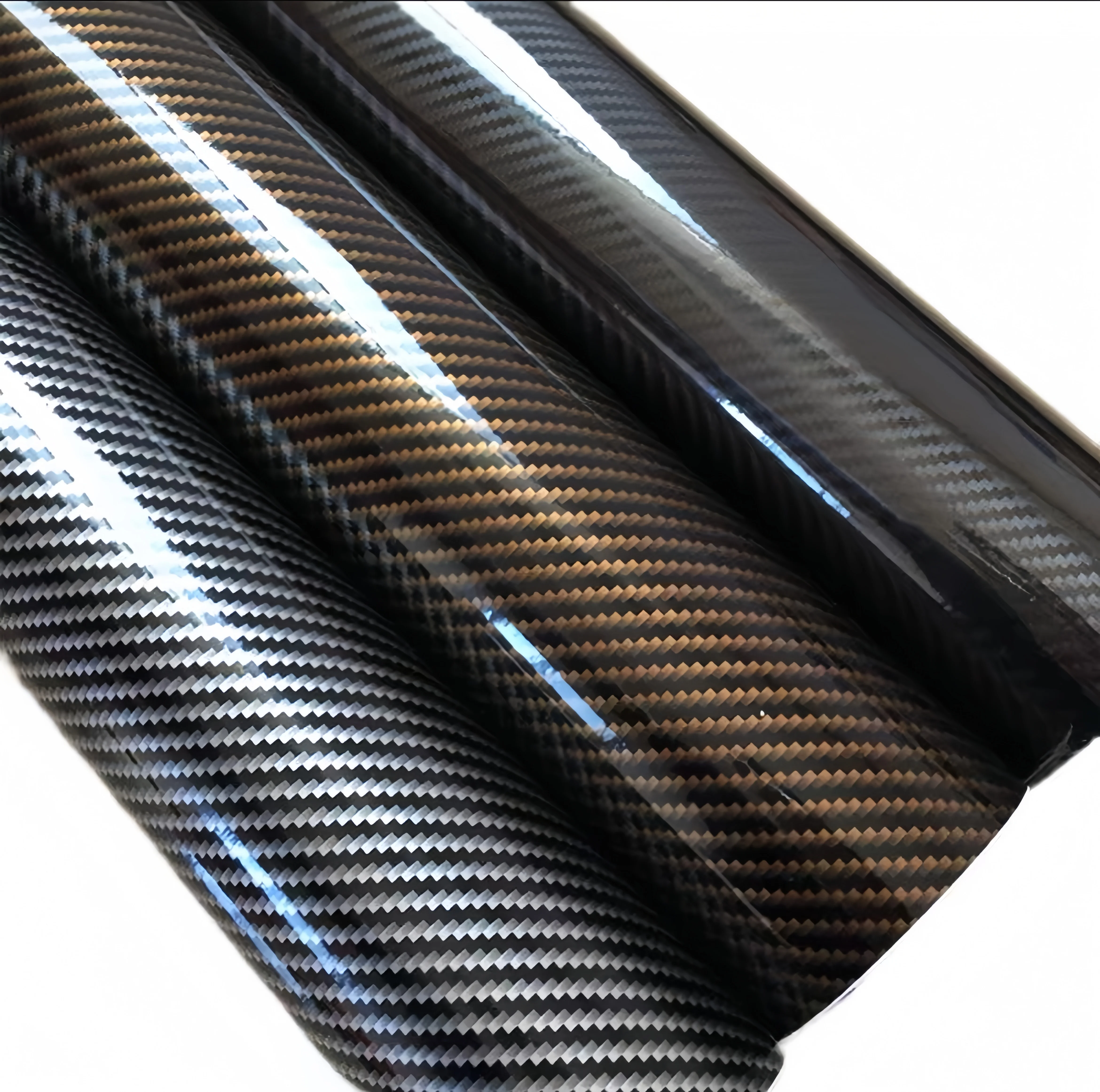 

Durable Carbon Fiber 3D Textured Car Packaging Film Whole Car Modeling Air Release Technology Color Changing TPU Body Roll