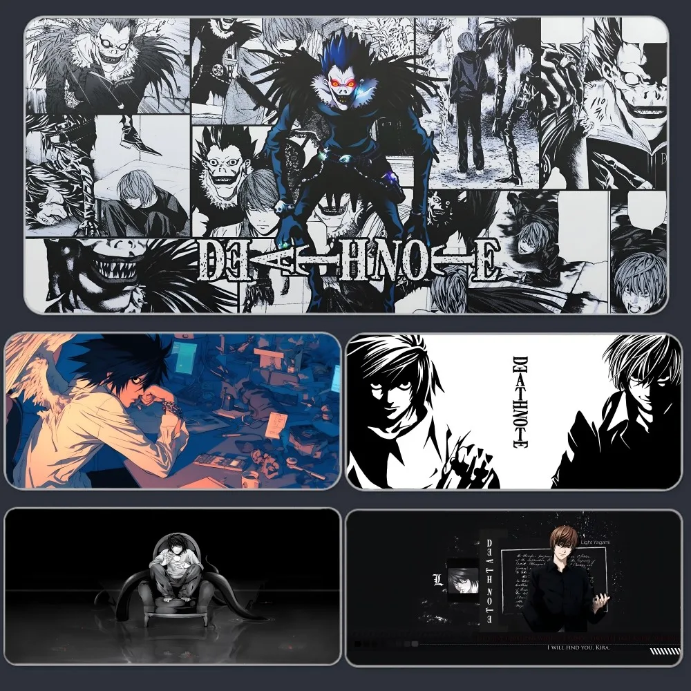 Lawliet L D-Death Note Anime  Mousepad Large Gaming Mouse Pad  LockEdge Thickened Computer Keyboard Table Desk Mat