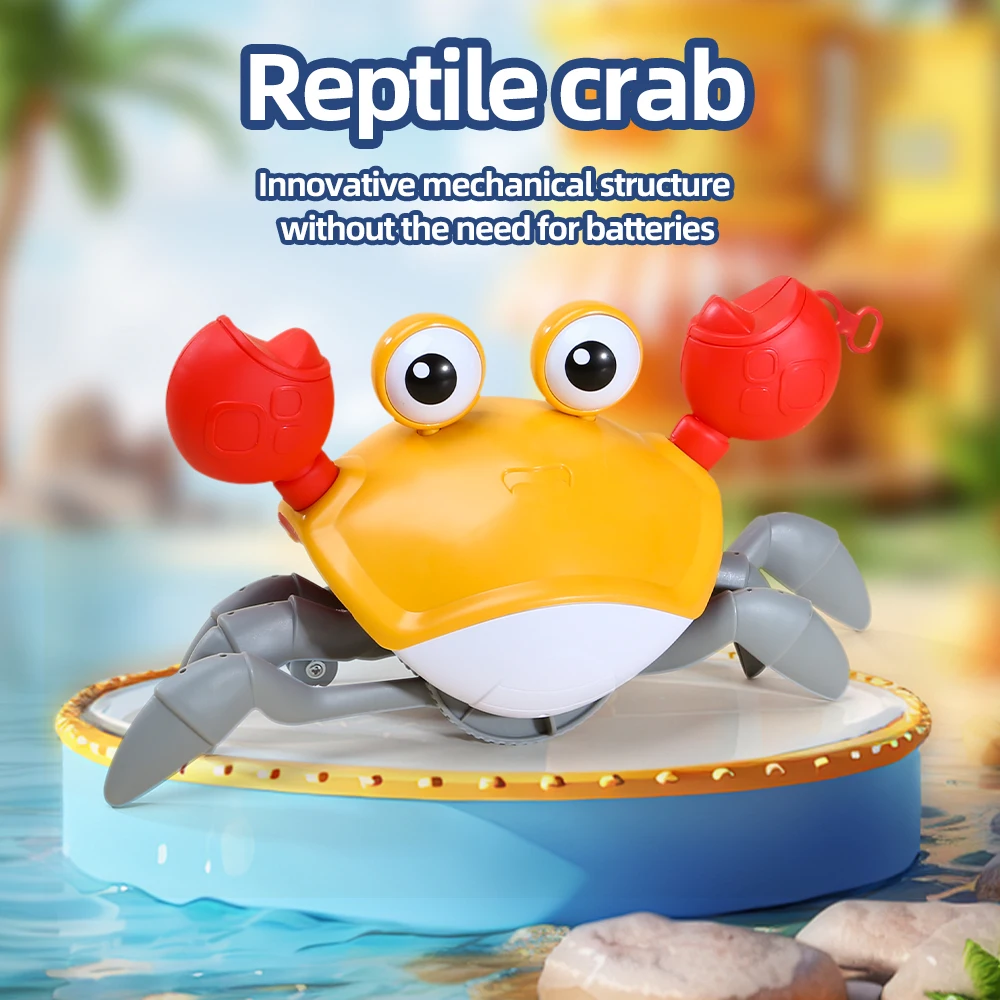

Children's Crawling Rope Crab Toy Interactive Toy Baby Early Education Learning Crawling Toy Birthday Present