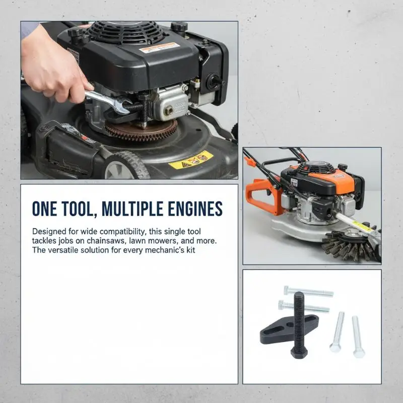 Flywheel Puller Removal Tool Kit With 8mm Screws For Flywheel Expander Dismount Repair Tools Chainsaw Grass Trimmer Maintenance