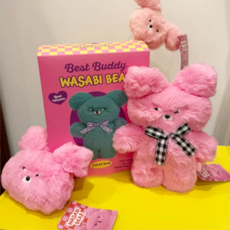 

Toyzero Wasabi Bear Seasonings Series Blind Box Trendy Anime Action Figure Plush Keychain Surprise Mystery Box Dolls Girls Gifts