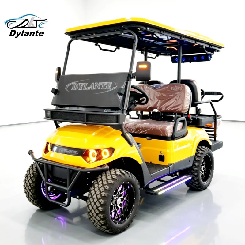 China This 4-Seater Solar-Powered Golf Cart/Hunting Vehicle Is Offered At An Affordable Price And Is Suitable For Golf Clubs