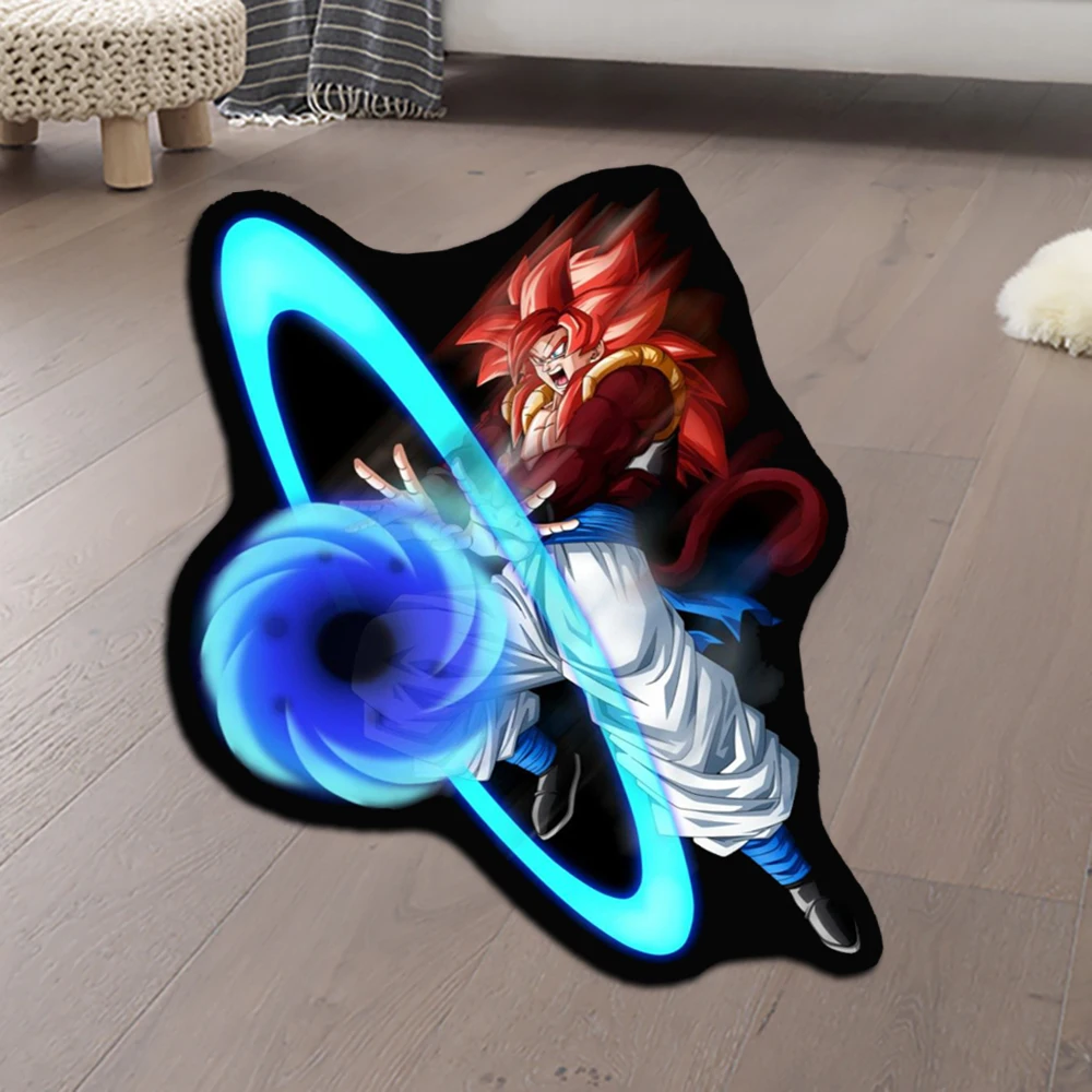 Необычные коврики в стиле аниме Dragon Ball Z Wishing Dragon Goku Super Saiyan 4, ковер на заказ, ковер ручной работы для домашнего декора