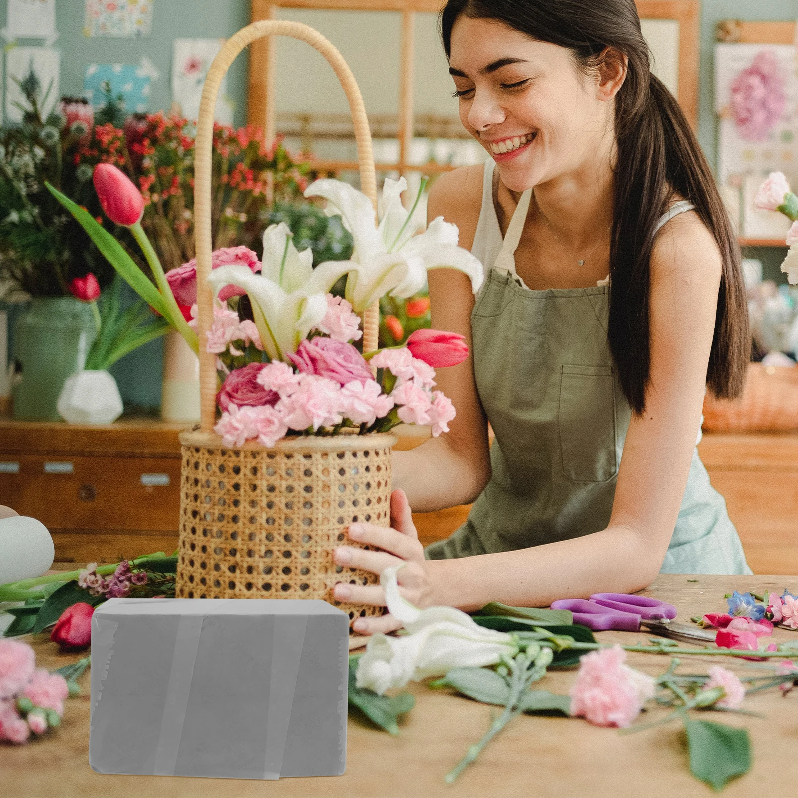 Floral Blocks Multi-Use Flower Arrangement Base For Crafts Diy Decor Wedding Packing Insert Plant Foam Dried Floral