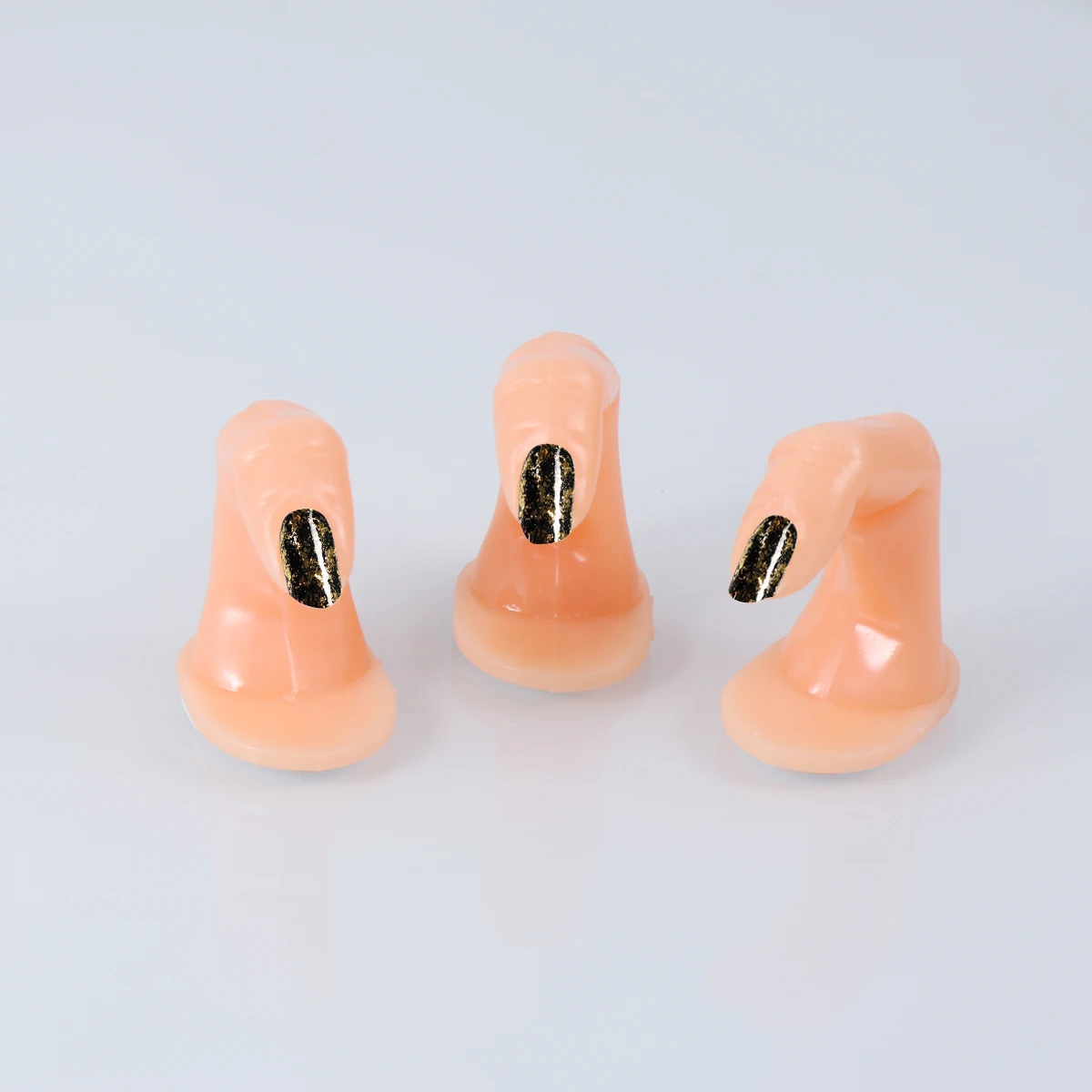 

10pcs Art Practice Fingers Manicure Training Manicures Training Tool Hand False Tips for Beginners Portable Convenient