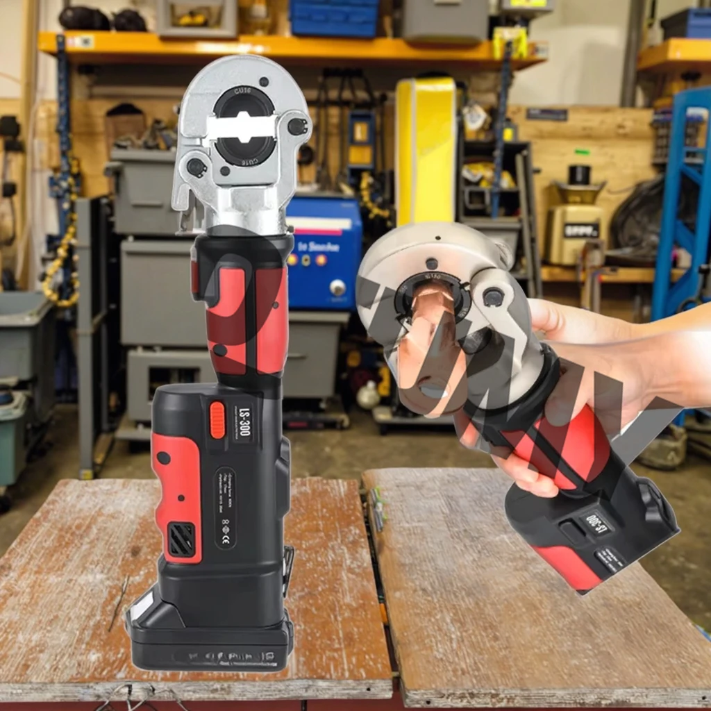 

Mini Electric Hydraulic Cable Crimping Tool Set Battery Powered 1-Year Warranty