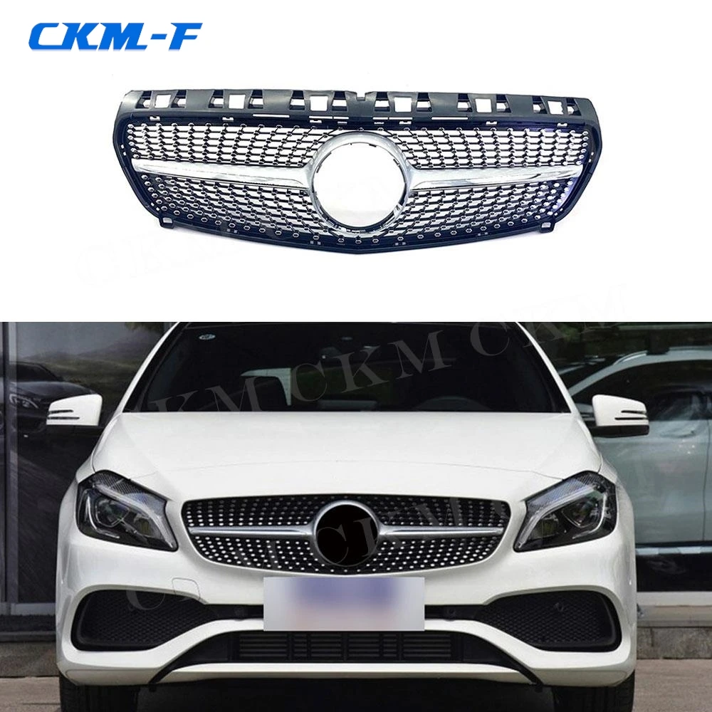 

D Style Car Front Racing Grills Front Grille Body Kits for Mercedes Benz A Class W176 A45 GT GTR A45 A180 A200 A260 2013-2018