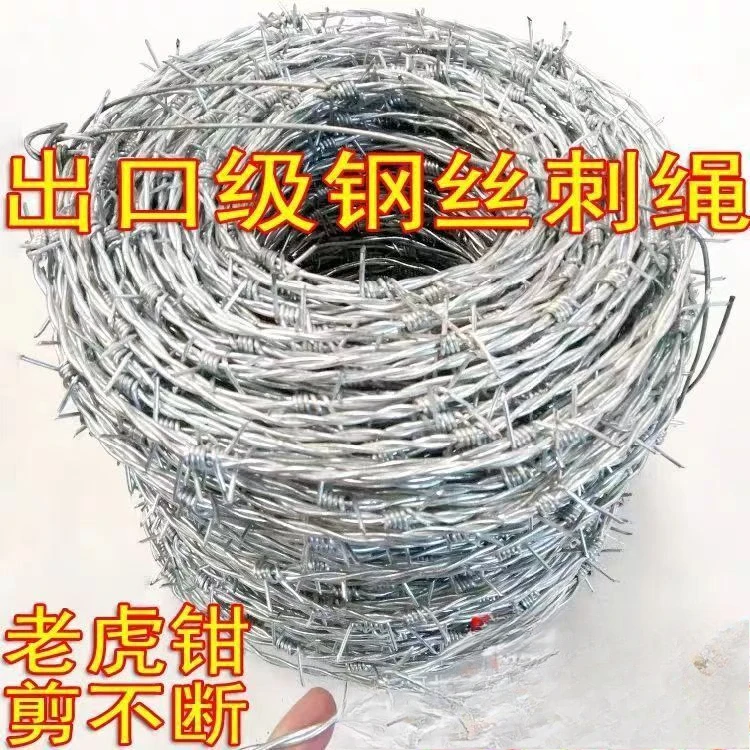 سياج سلك شائك من الفولاذ الكربوني المنخفض، حاجز أمان لشفرات الحلاقة، مسامير حماية جدارية مضادة للتسلق