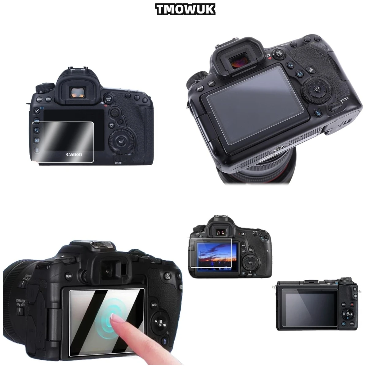 

9H Hardness Anti-Glare Tempered Glass Screen Protector For Canon 70D/80D/90D/7DIII/6DII/700D/750D/60D/77D/800D LCD