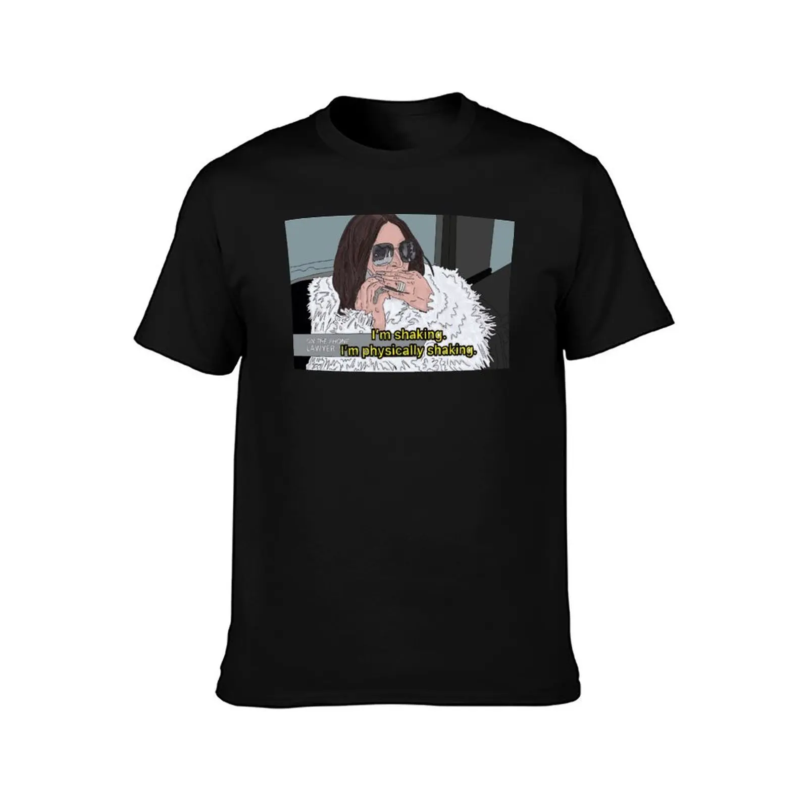 Lisa Barlow Physically Shaking T-Shirt Big Size Short Sleeve Casual Top T-Shirt