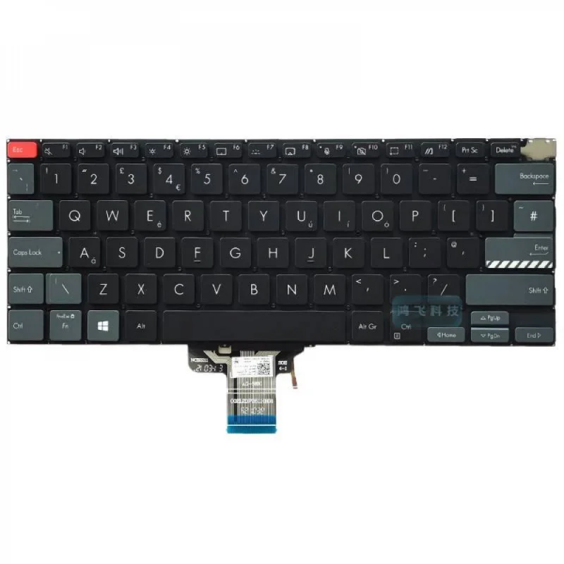 New for Asus X7400PC X7400PA Vivobook Pro 14X OLED US Keyboard Black Silver