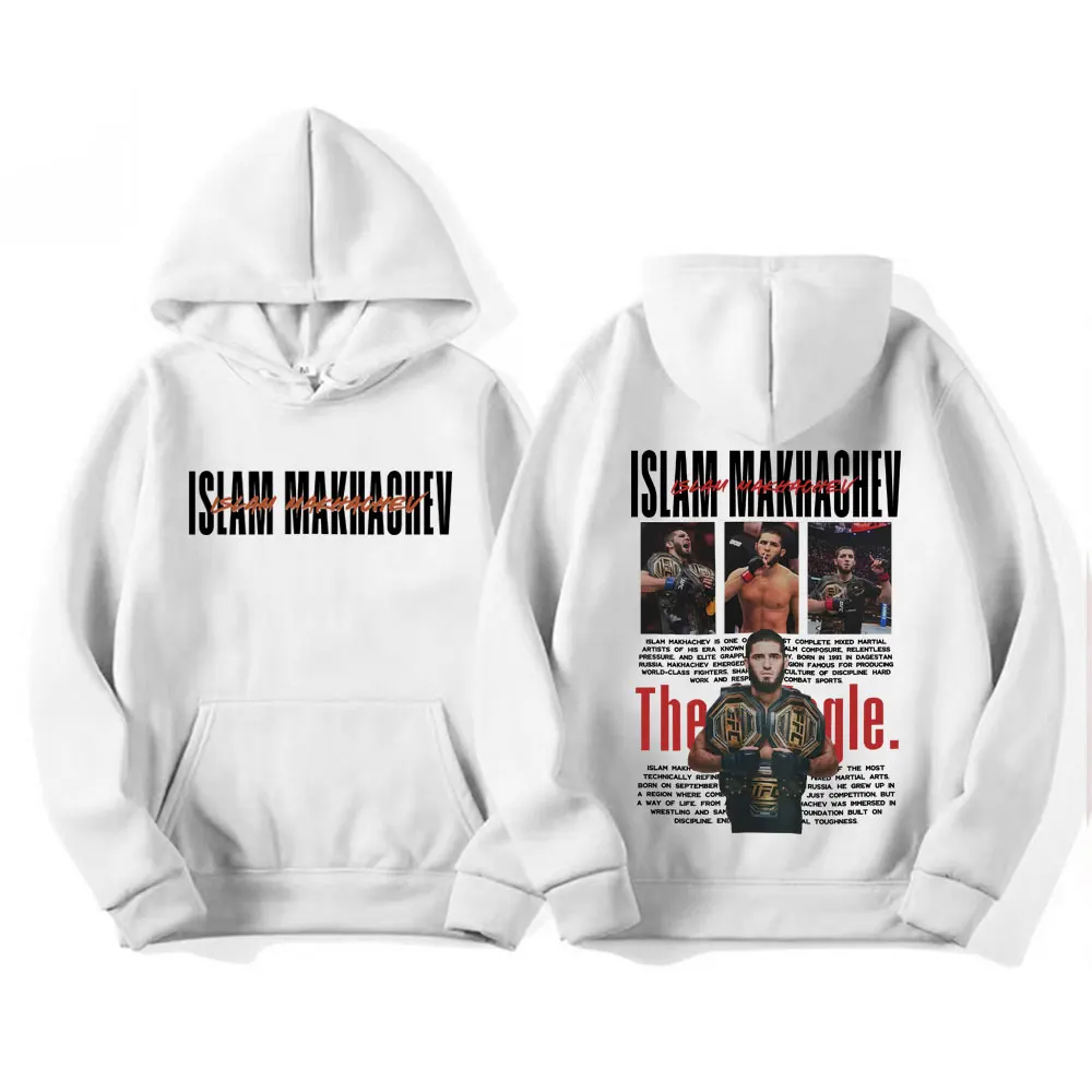 Limited Islam Makhachev Klassische Grafik-Sweatshirts für Männer und Frauen, Modische Gothic Oversized Hoodies, Lässiger Hochwertiger Fleece-Hoodie – Detail 10