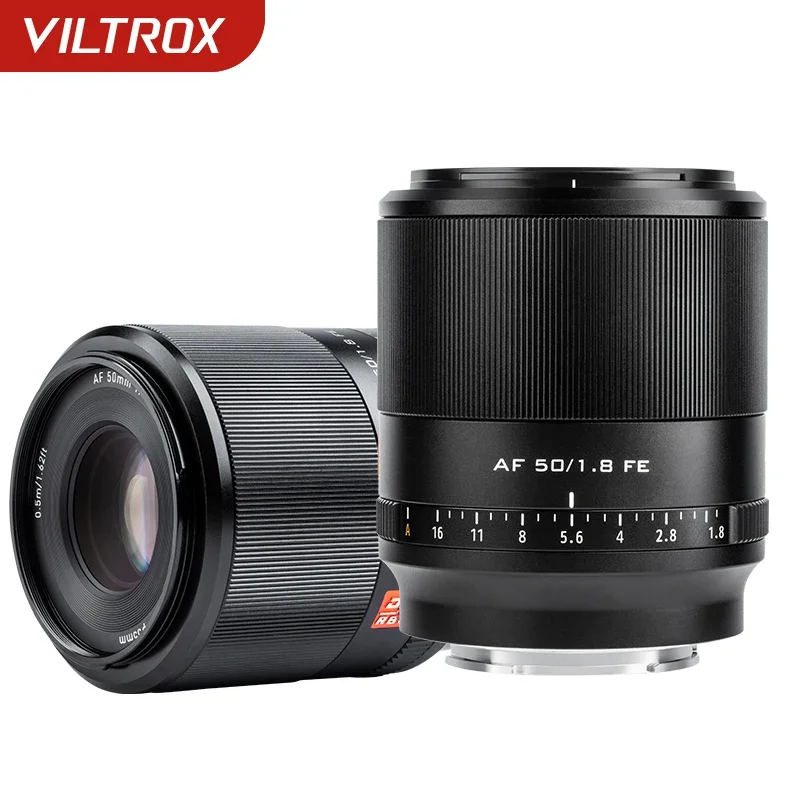 VILTROX Lens 16mm 24mm 35mm 50mm F1.8 for Sony E Mount Auto Focus Full Frame Prime Large Aperture Portrait FE Camera Lens for A7