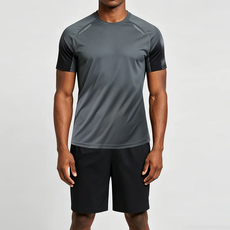 Men's Running Set 2026 Summer Breathable Quick Dry Mesh Sportswear Lightweight 1