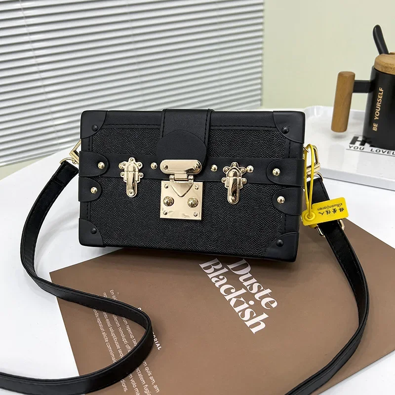 Luxury Handbags Fashion 2024 Box Women Messenger Shoulder For Daily Designer Female One Shoulder Bag