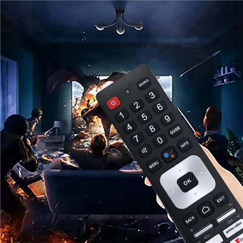 ABKN Replace RMC0139N Voice Remote Control for Sharp Smart TV with English Voice Control