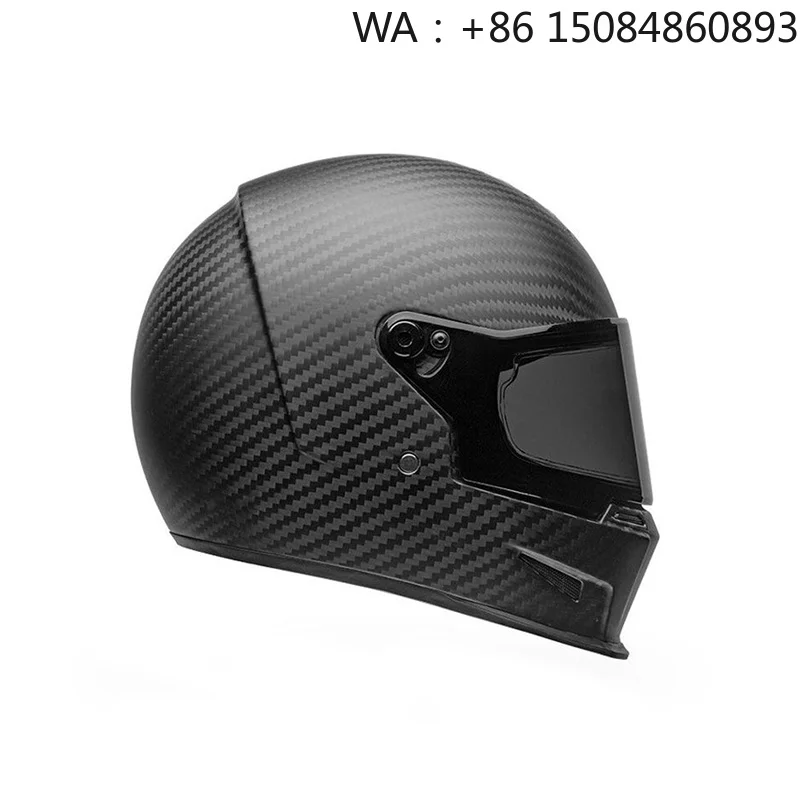 

Ultra light Carbon fiber material full face helmet, full coverage protective design, personalized lightweight gear for men motor