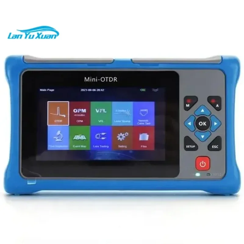 25 Smart Mini OTDR active fiber tester for 850/1300/1310/1550/1625/1650 nm 100 km multimode real-time test Pon OTDR APC