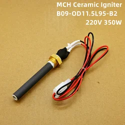 G3/8 screw 220V 350W pellet stove Igniter BBQ ceramic ignition rod for fast ignition, safety and energy-saving