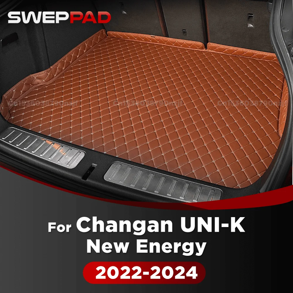 For Changan UNI-K New Energy 2022 2023 2024 3D Car Trunk Mat Cargo Liner Carpet Interior Accessories Cover