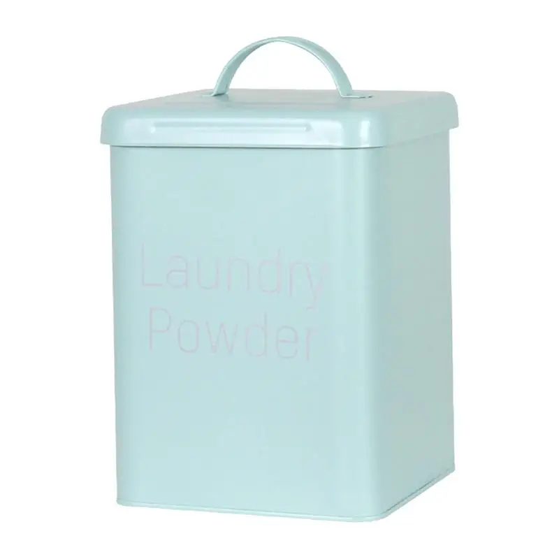 Nordic Wind Ins Wind Wash Powder Bucket Laundry Detergent Box Can Hold 6-7 Kg Small Rice Bucket 10 Kg To Send Small Spoon WF