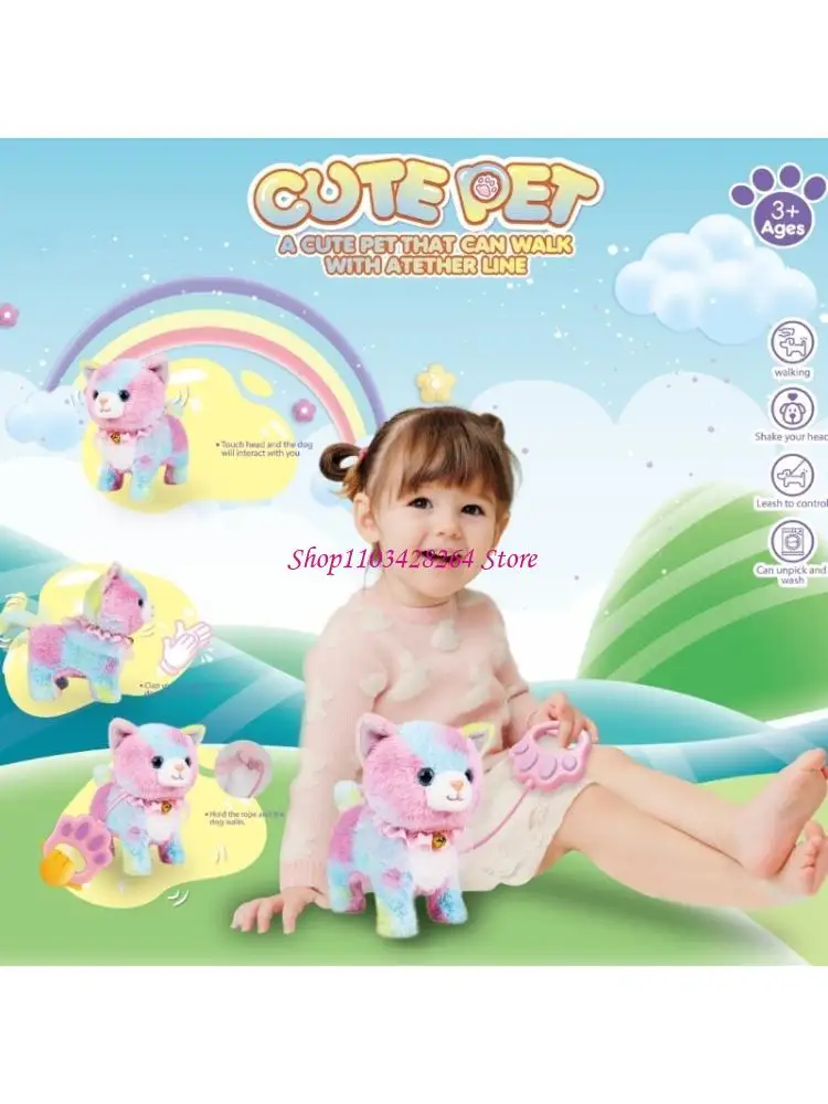 

Interactive Electric Plush Animal Toy With Sound And Walking Action For Kids Entertainment
