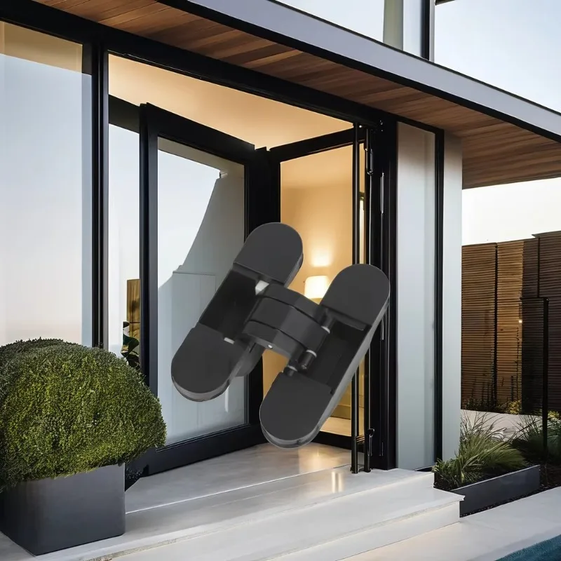 

Adjustable opening invisible door hinge modern wooden door zinc alloy steel hardware hidden door hinge window