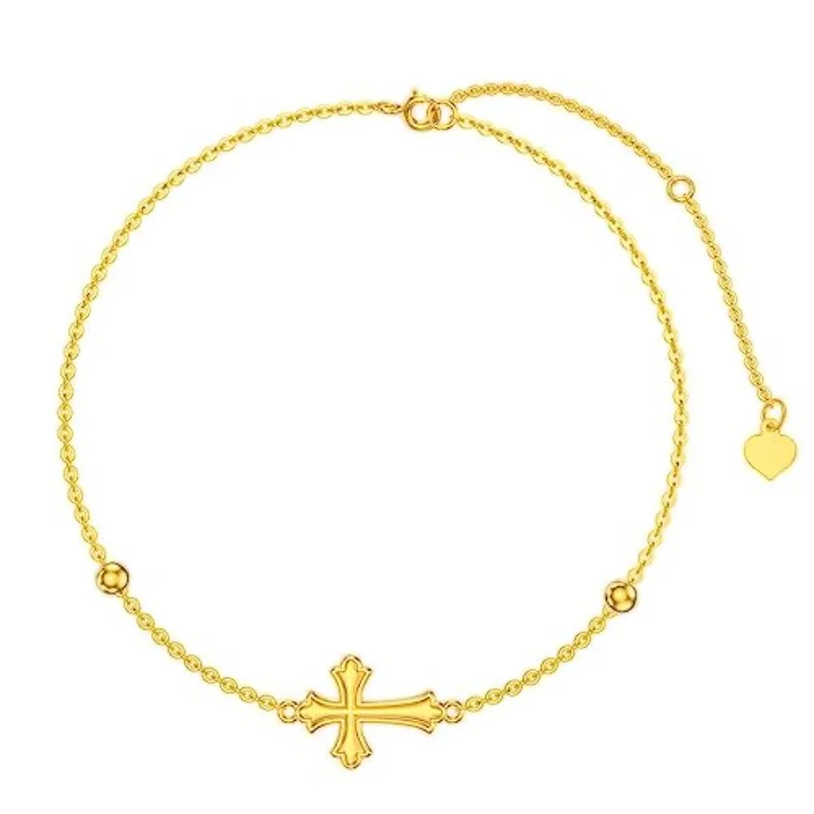 14K Real Gold Cross…