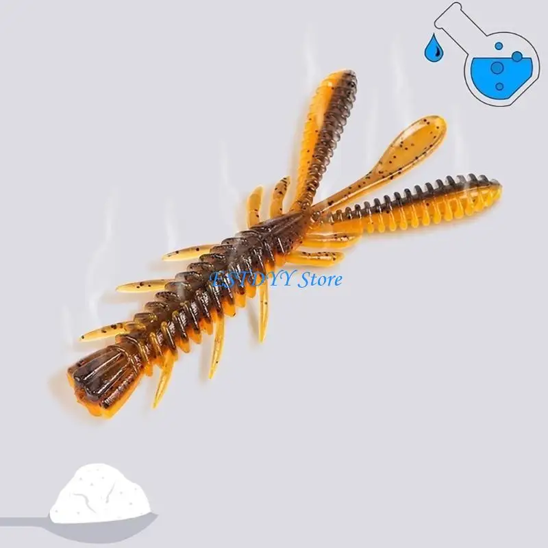 

G6DE Soft Lures for Trout Swimbait Floating with Fish Attractant