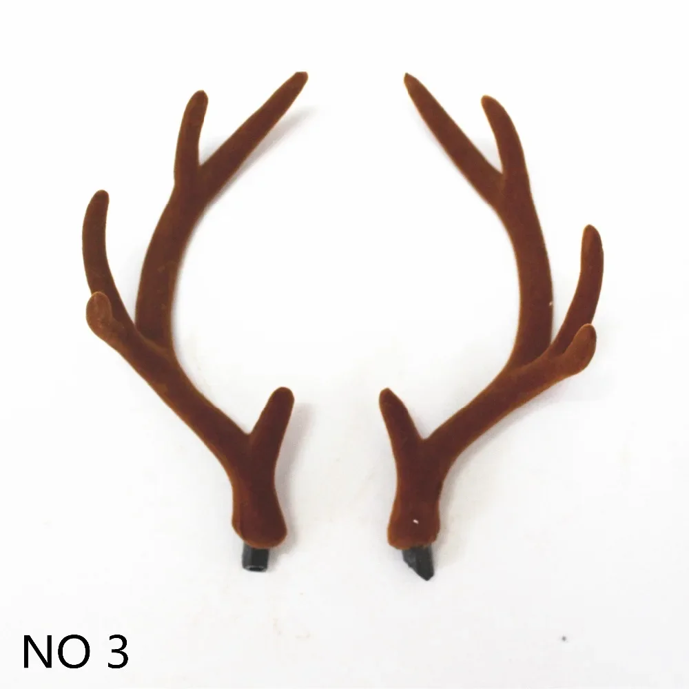 手作りブラウンシミュレーション鹿の角クリスマスデコレーション - Reindeer Antlers Headband のレビューと価格