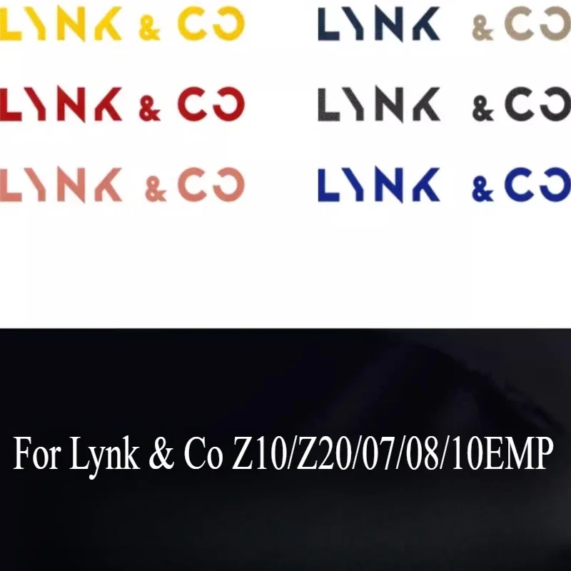 الملحقات تعديل عجلة القيادة شعار ملصق مزخرفة ل Lynk & Co Z10/Z20/07/08/10EMP لوازم الداخلية ملصقات خاصة
