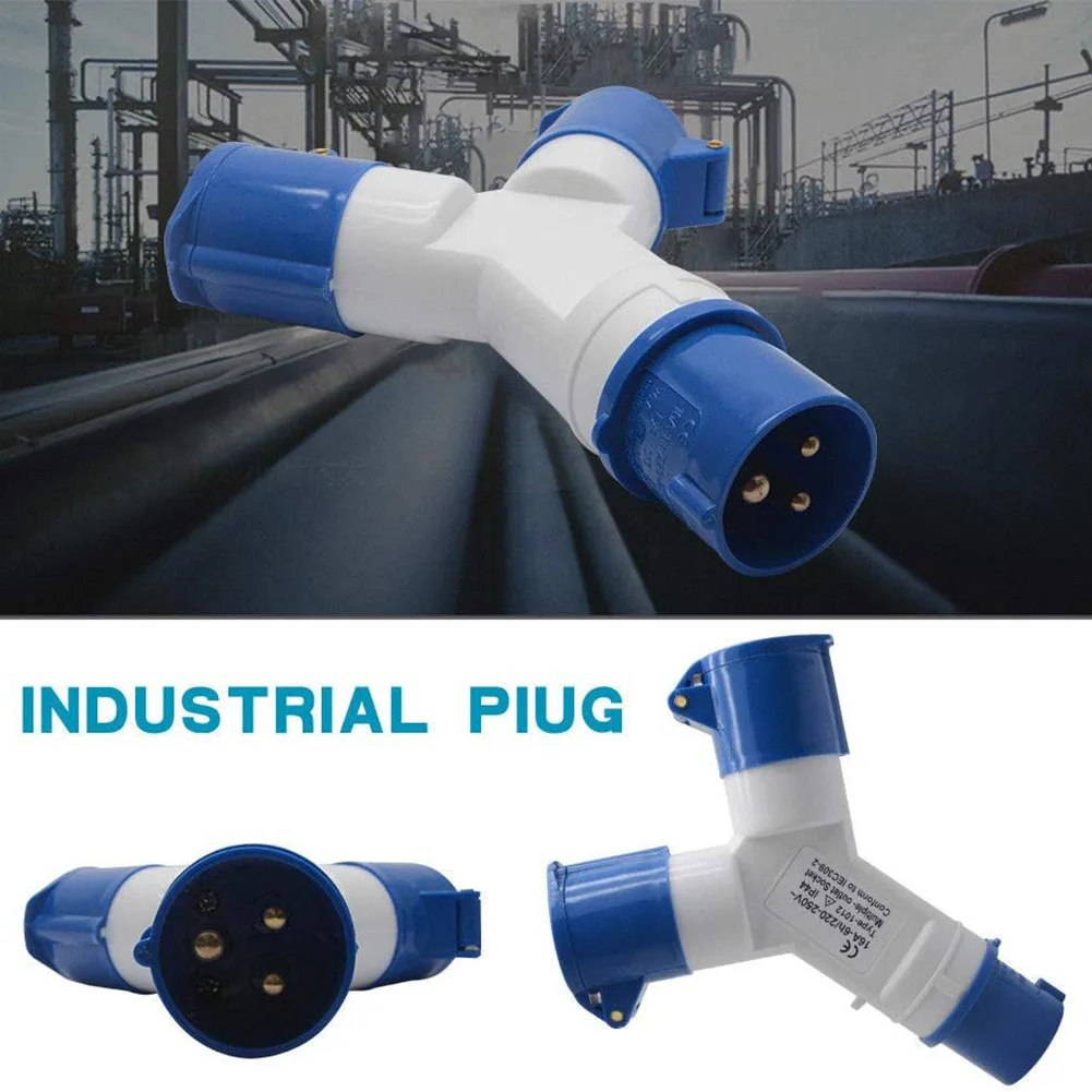 High performance Splitter for 220v Power for access 2 Way Splitter 16A32A 3 Pin Industrial Field And Wall Socket