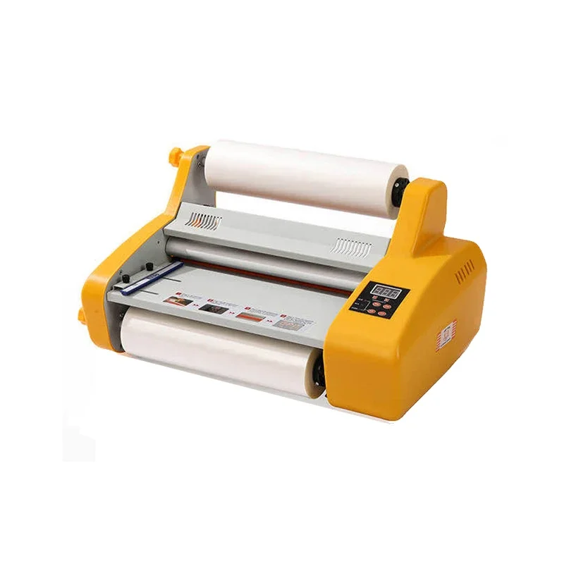 Cold&Hot Photo Film Laminating Machine FM3520 A3 Cold Plastic Electric Sealing Machine Self-Adhesive Color Page Pre-Coated Film