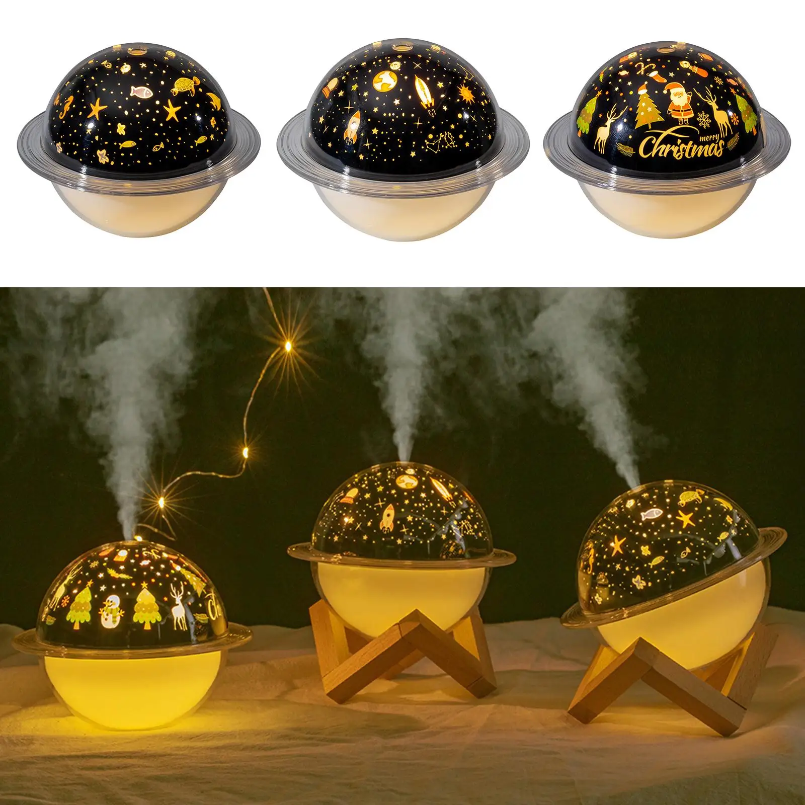 USB домашний прохладный увлажнитель тумана, светодиодный очиститель воздуха, диффузор для ароматерапии для детей